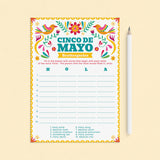 Cinco de Mayo Scattergories Party Game Printable by LittleSizzle