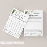 Printable Mothers Day Game Scattergories