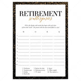 Retiree Party Game Scattergories by LittleSizzle