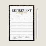 Retiree Party Game Scattergories by LittleSizzle