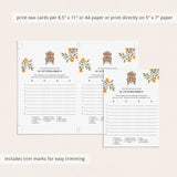Printable Retirement Game Scattergories