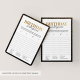 Black and Gold 32nd Birthday Party Games For Women Born in 1993