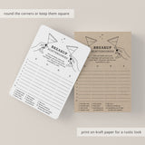 Newly Single Party Game Printable Scattergories