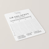 Simple Graduation Game Scattergories Printable