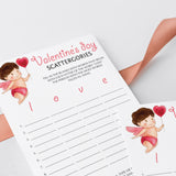 Valentine's Day Game Scattergories Instant Download