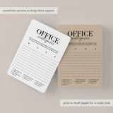 Office Party Game Scattergories Printable