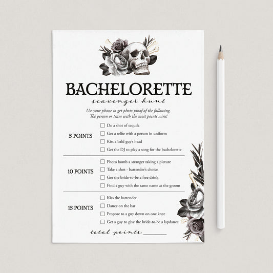 Bride or Die Hen Night Scavenger Hunt Printable by LittleSizzle