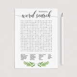 Wedding word search game printable by LittleSizzle