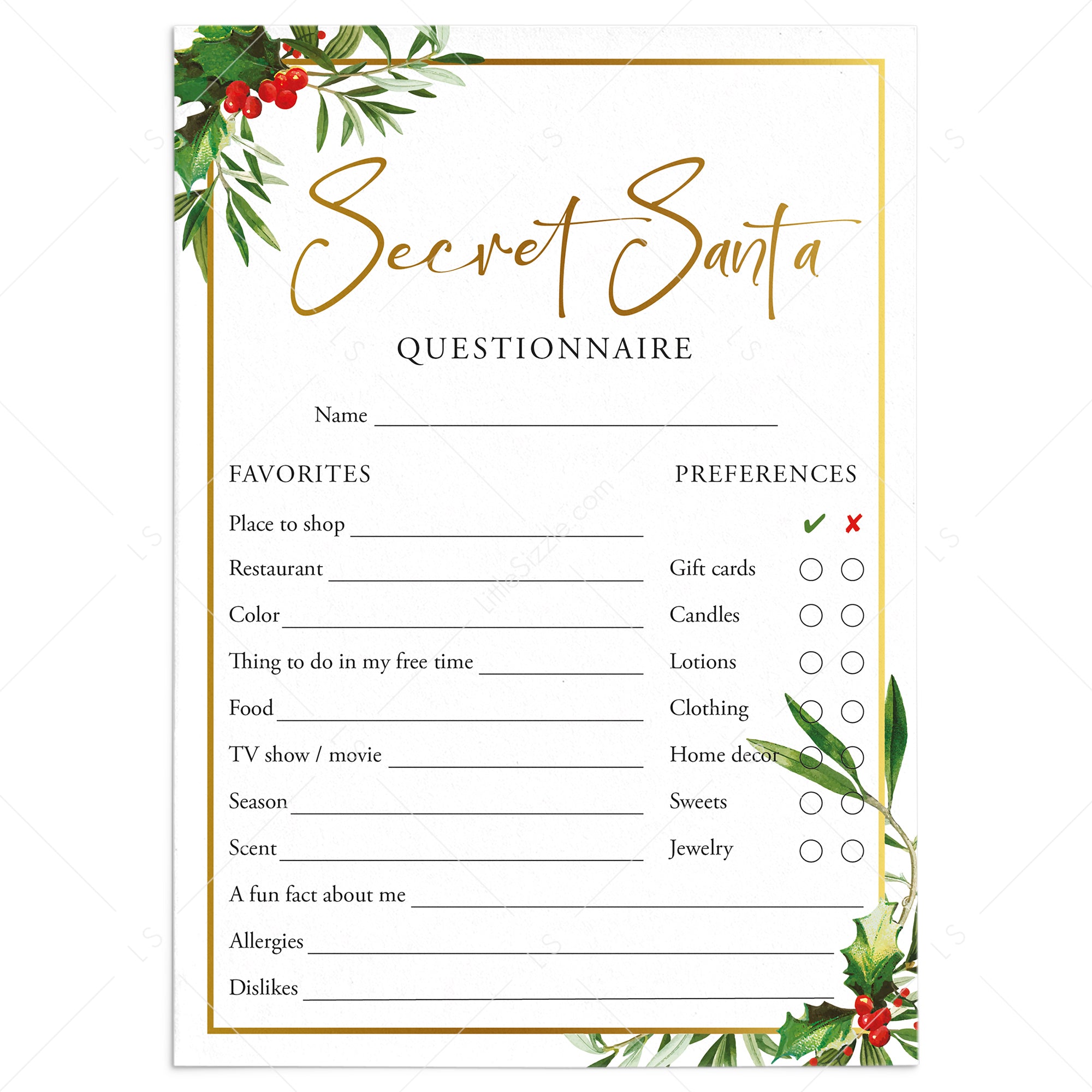 secret-santa-questions-form-for-adults-printable-holiday-gift-exchange-cards-littlesizzle
