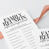 Printable Family Reunion Scavenger Hunt