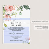 Long distance bridal shower evite template by LittleSizzle