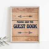 Woodland baby shower decor please sign the guest book by LittleSizzle