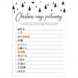 Guess The Christmas Song Emoji Game Printable by LittleSizzle