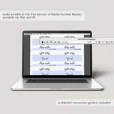 DIY custom name cards for rustic wedding reception by LittleSizzle