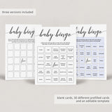 Minimalist Baby Shower Complete Bundle 19 Printables
