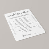 Modern Calligraphy Baby Shower Game Bundle Instant Download