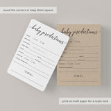 Kraft paper baby shower games by LittleSizzle