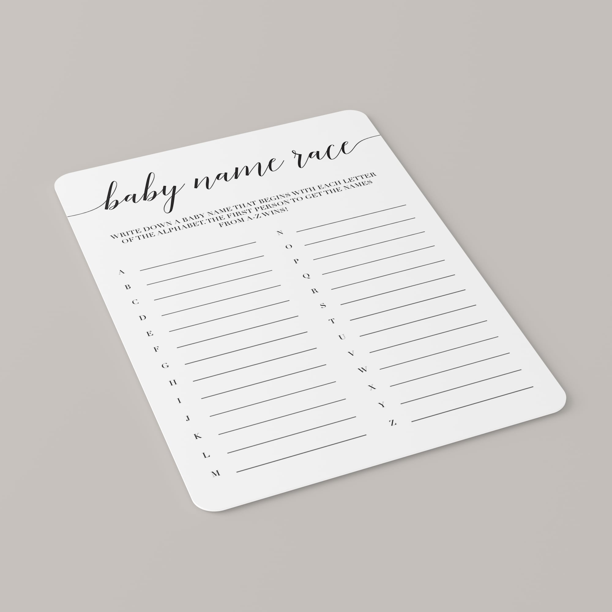 Baby a-z name game by LittleSizzle