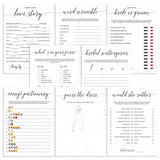 Elegant Bridal Shower Games Pack Download by LittleSizzle
