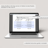 Date change baby shower announcement templates by LittleSizzle