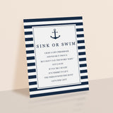 Sink or swim baby shower game download by LittleSizzle