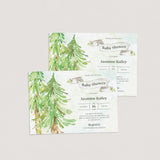 Winter Forest Baby Shower Invitation Gender Neutral
