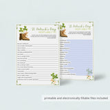 (Zoom) St. Patrick's Game for Friends Instant Download