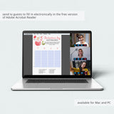 Scattergories Game for Girls Party Instant Download