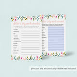 Mother's Day Party Games Virtual & Printable