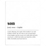 Son Definition Print Instant Download by LittleSizzle
