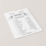 Divorce Party Game Match The Breakup Song with Answers