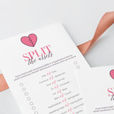 Split Up Party Game Split The Assets Printable