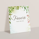 Spring garden party favors sign download by LittleSizzle