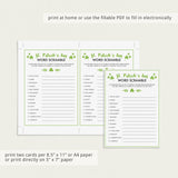 (Zoom) Saint Patrick's Day Unscramble Word Game