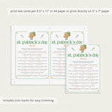 St Patrick's Day Trivia Questions and Answers Printable