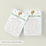 St Patrick's Day Trivia Questions and Answers Printable