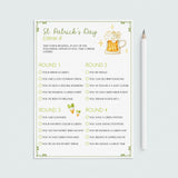 Fun Drinking Game for St. Patrick's Day Party by LittleSizzle