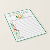 St. Patrick's Day Game Emoji Pictionary Printable & Virtual