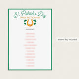 St. Patrick's Day Game Emoji Pictionary Printable & Virtual