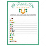 St. Patrick's Day Game Emoji Pictionary Printable & Virtual by LittleSizzle