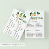 Saint Patrick's Day Game for Adults Drink If Printable