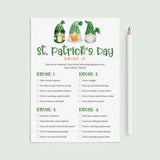 Saint Patrick's Day Game for Adults Drink If Printable by LittleSizzle