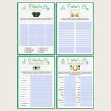 St. Patrick's Day Game Bundle for Family Instant Download