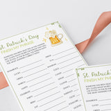 (Virtual) St Patricks Office Party Game Instant Download