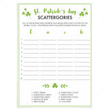 St Patrick's Day Game for Family To Print or Play Online by LittleSizzle