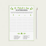 St Patrick's Day Game for Family To Print or Play Online by LittleSizzle