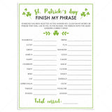 (Teams) Saint Patrick's Day Office Game Finish My Phrase by LittleSizzle