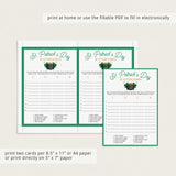 St. Patrick's Day Game For Kids Scattergories