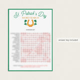 St. Patrick's Day Word Search Printable