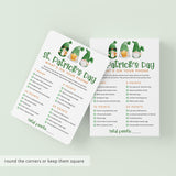 St. Patrick's Day What's On Your Phone Game Printable